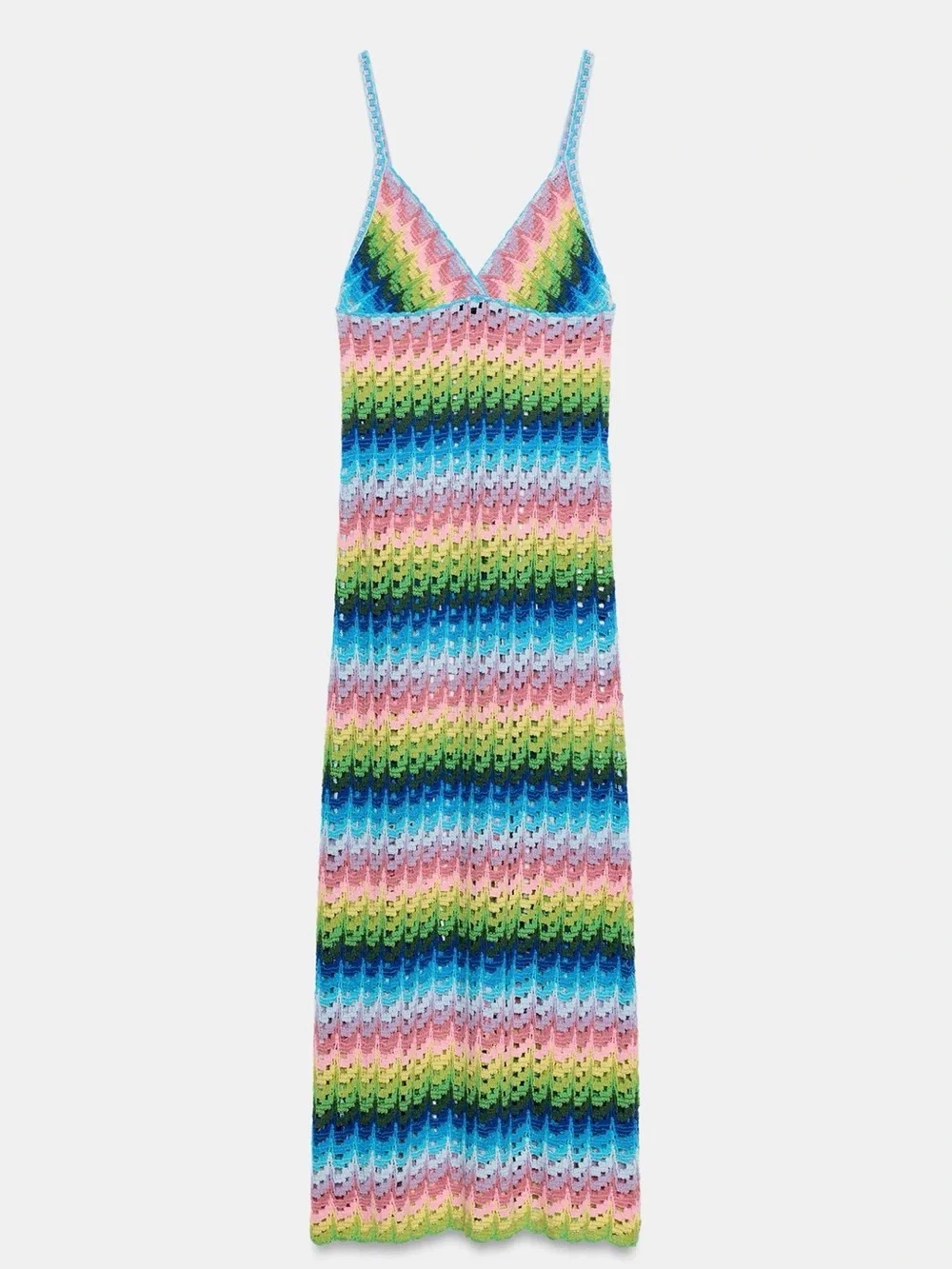 Zara Long Knit Strap Dress — Size S (NWOT)